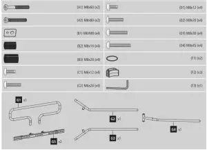 hama 118092 TV Stand-Installation kit