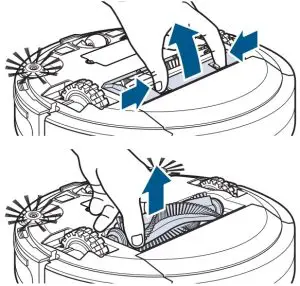 Cleaning the Brush Roll