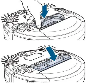 Cleaning the Brush Roll