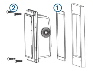 GARMIN 800 1000 Series GPS MAP - Flush Mounting the Device