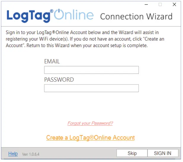 LogTag Online Connection Wizard-fig2
