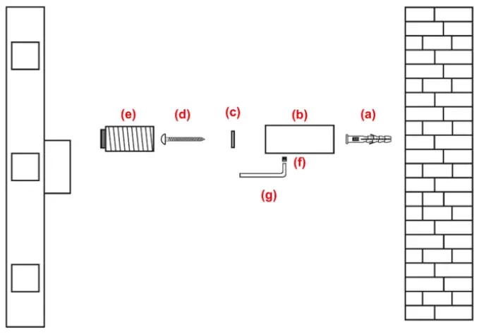 ecostrad 12502221 Cube Electric Towel Rail - Wall Mounting