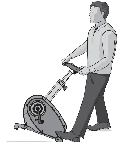 Moving the C3-DT Desk Bike