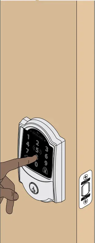 SCHLAGE Encode Plus Smart WiFi Deadbolt - Set up your lock