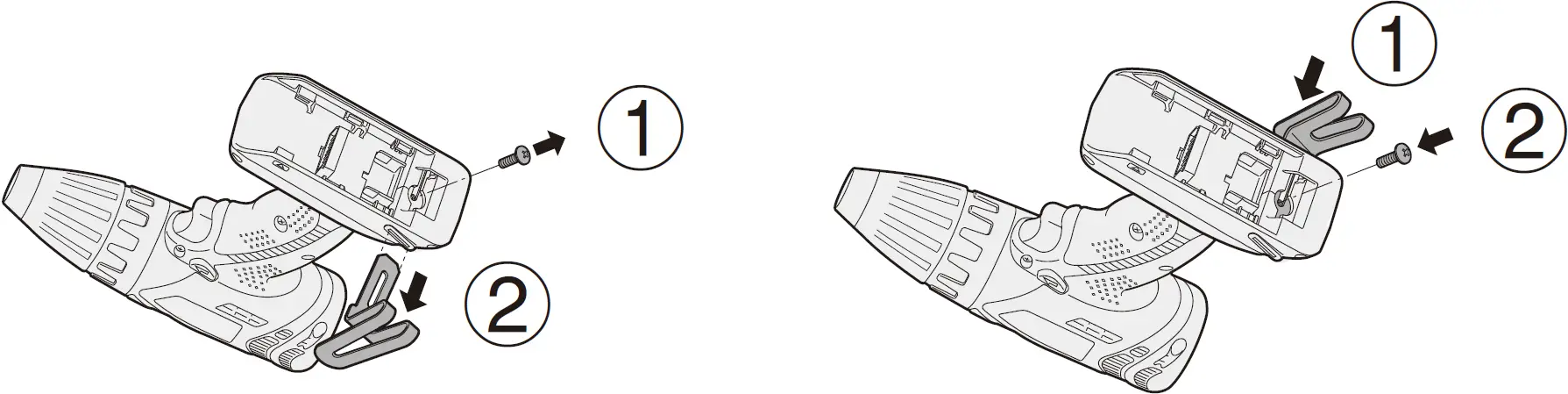 To Change the Belt Hook Location Side