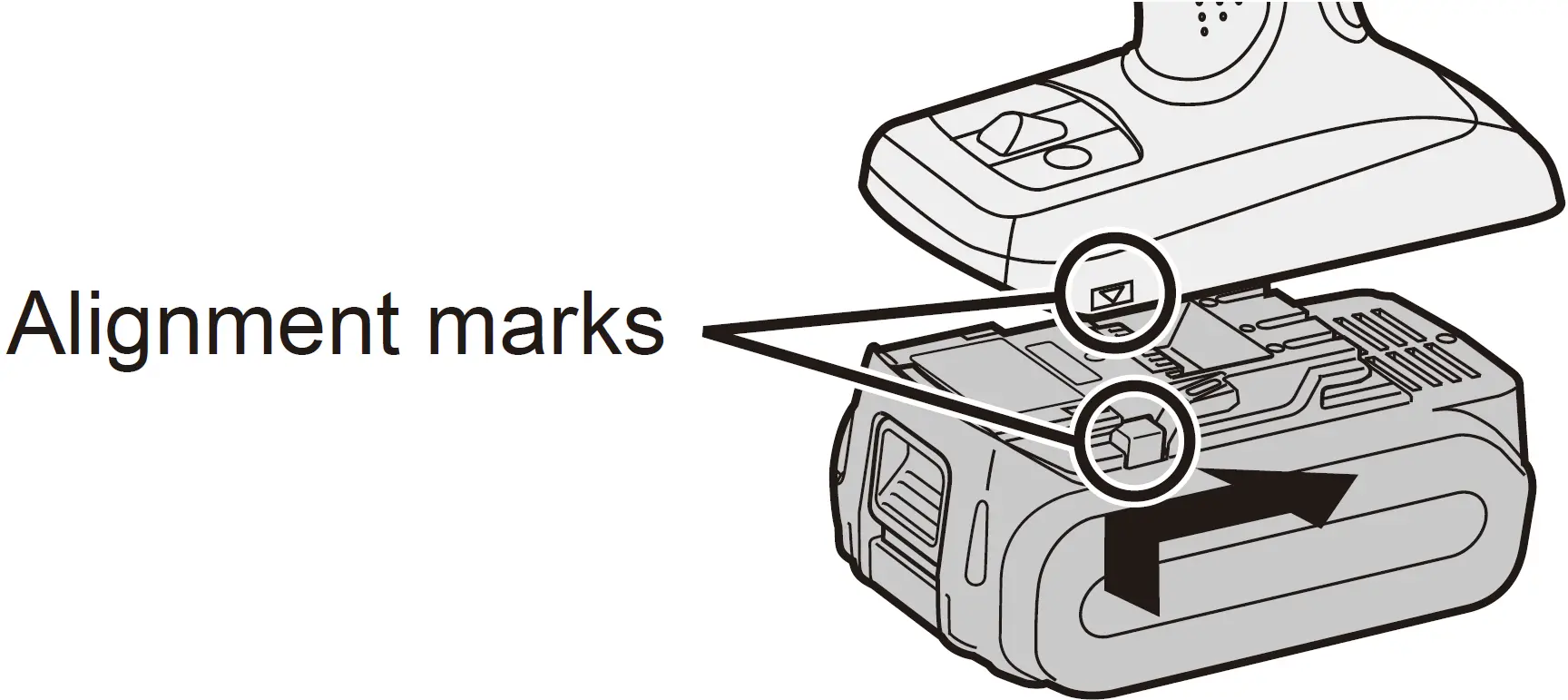 To connect the battery pack