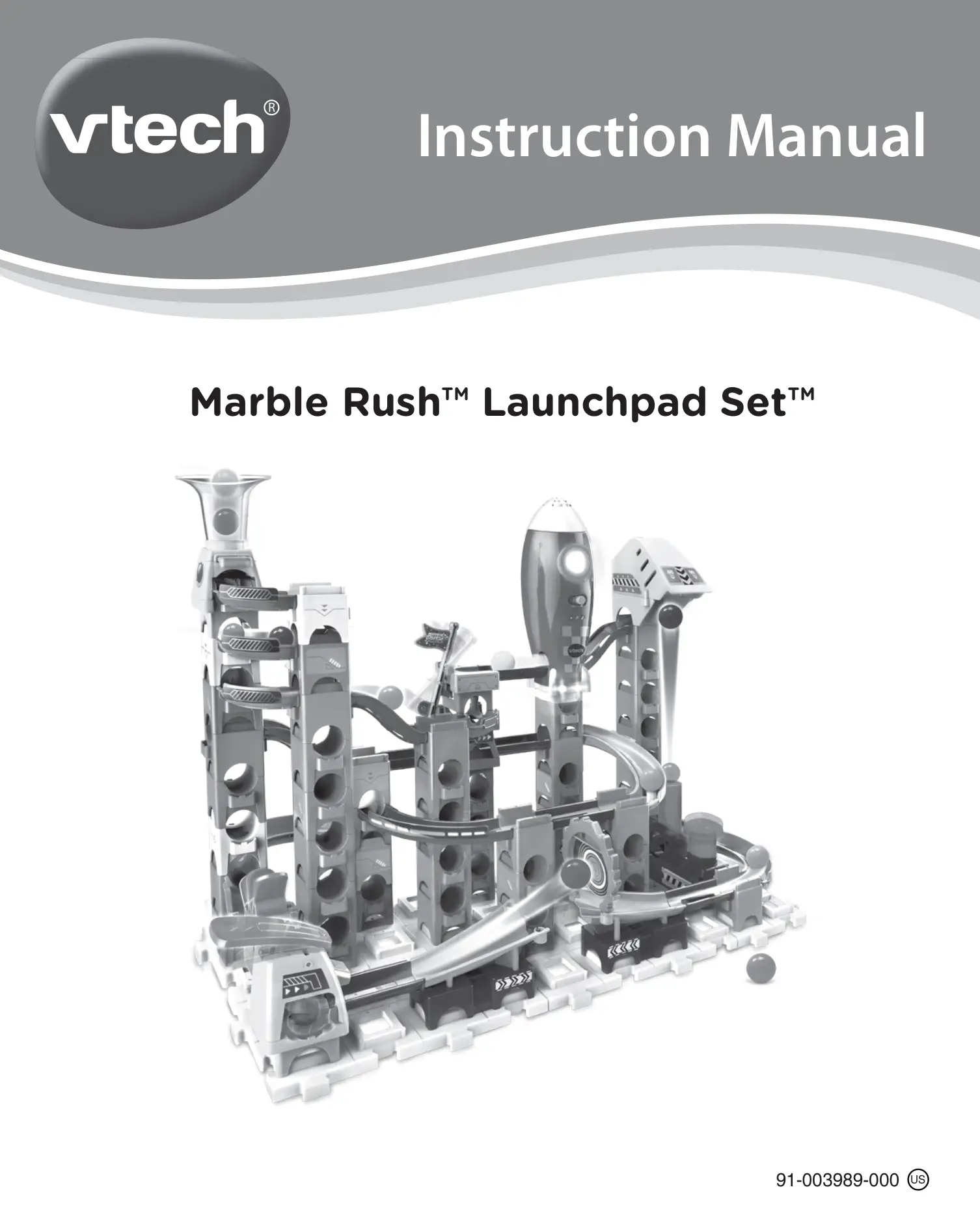 vtech 80-542200 Marble Rush Launchpad Set Instruction Manual