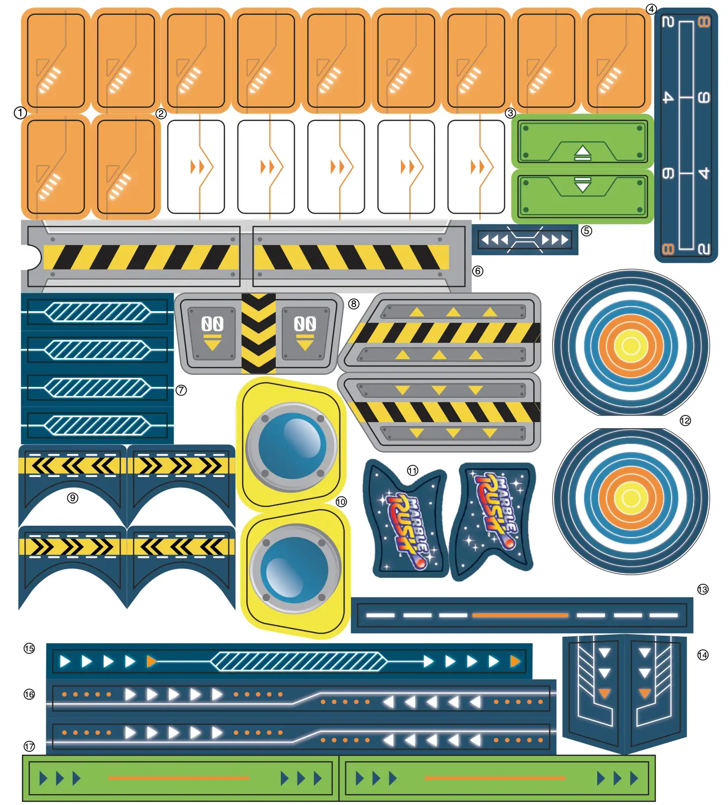 vtech 80-542200 Marble Rush Launchpad Set - LABEL APPLICATION