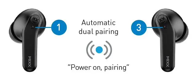 MIXX StreamBuds Mini True Wireless Earbuds fig 3