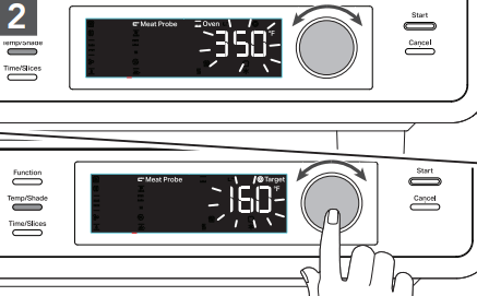 KitchenAid KCO224 Countertop Oven - Knob