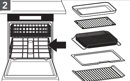 KitchenAid KCO224 Countertop Oven - Oven rack