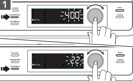 KitchenAid KCO224 Countertop Oven - Slices