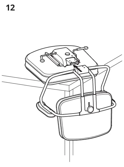 IKEA ALEFJALL Office Chair Instruction FIG 11