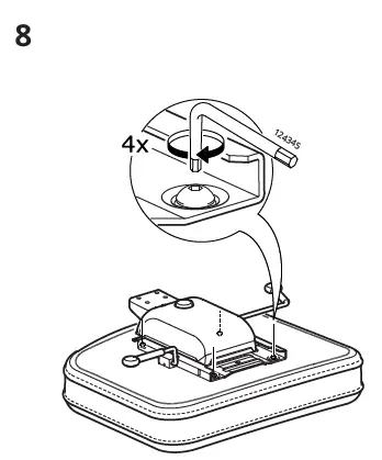 IKEA ALEFJALL Office Chair Instruction FIG 7