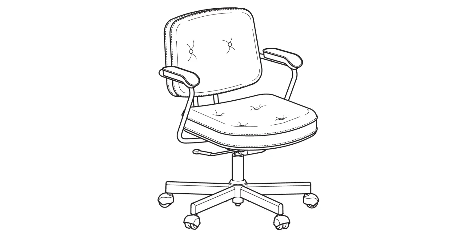Ikea Alefjall Office Chair Instruction Manual