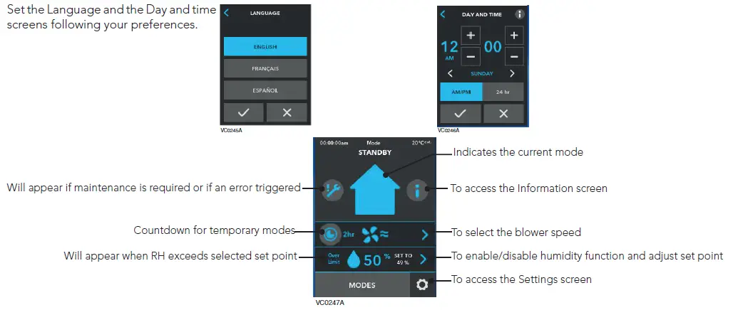BROAN VTTOUCHW Advanced Touchscreen Control fig 8