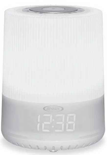 JENSEN JCR-360 Mood Lamp Digital Dual Alarm Clock Radio