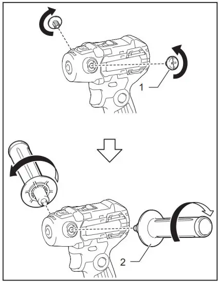 makita VP01 Cordless Sander Polisher - ASSEMBLY