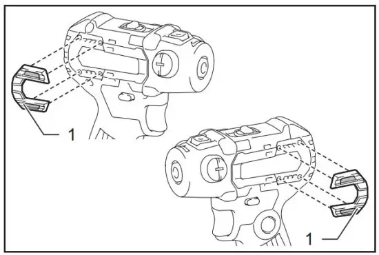 makita VP01 Cordless Sander Polisher - Cleaning dust covers