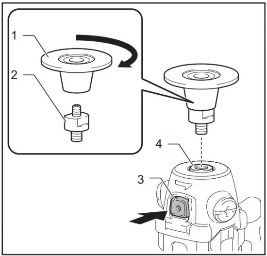 makita VP01 Cordless Sander Polisher - Twist-on