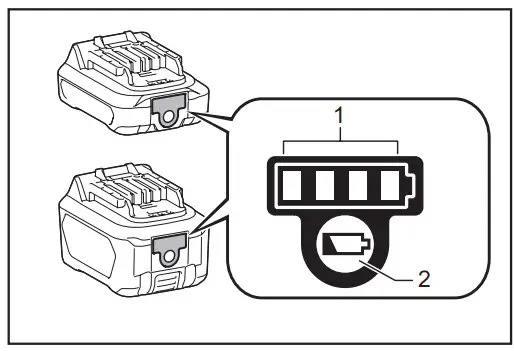 makita VP01 Cordless Sander Polisher - battery capacity