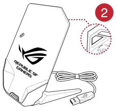 ASUS P707 ROG SPATHA X Wireless Gaming Mouse - Connecting your gaming mouse 1