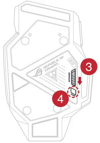 ASUS P707 ROG SPATHA X Wireless Gaming Mouse - Connecting your gaming mouse 2