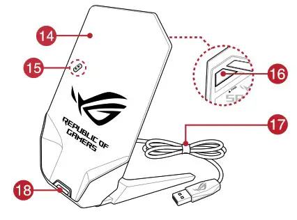 ASUS P707 ROG SPATHA X Wireless Gaming Mouse - Device features 3