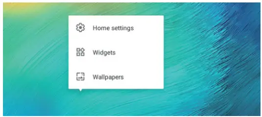 HAOVM MEDIAPAD P9 Android 10 9 Inch Tablet - Home Setting