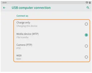 HAOVM MEDIAPAD P9 Android 10 9 Inch Tablet - USB computer connection