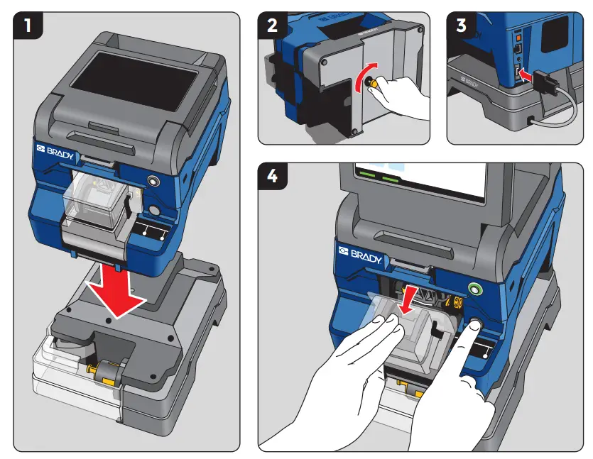 BRADY A6200 Wraptor Rewinder Wrap Printer-fig2