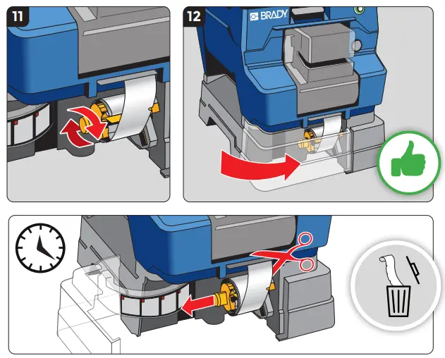 BRADY A6200 Wraptor Rewinder Wrap Printer-fig5