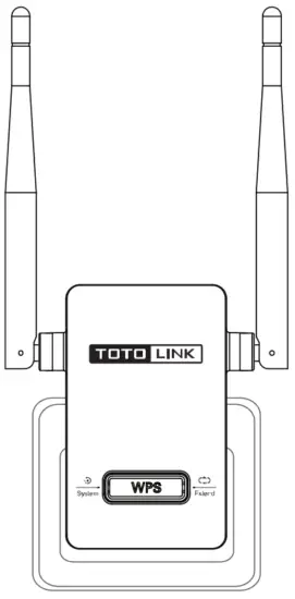 TOTO LINK EX200 Wireless N Range Extender - Repair mood Settting 1