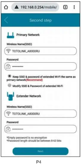 TOTO LINK EX200 Wireless N Range Extender - Repair mood Settting 5