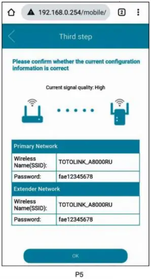 TOTO LINK EX200 Wireless N Range Extender - Repair mood Settting 6