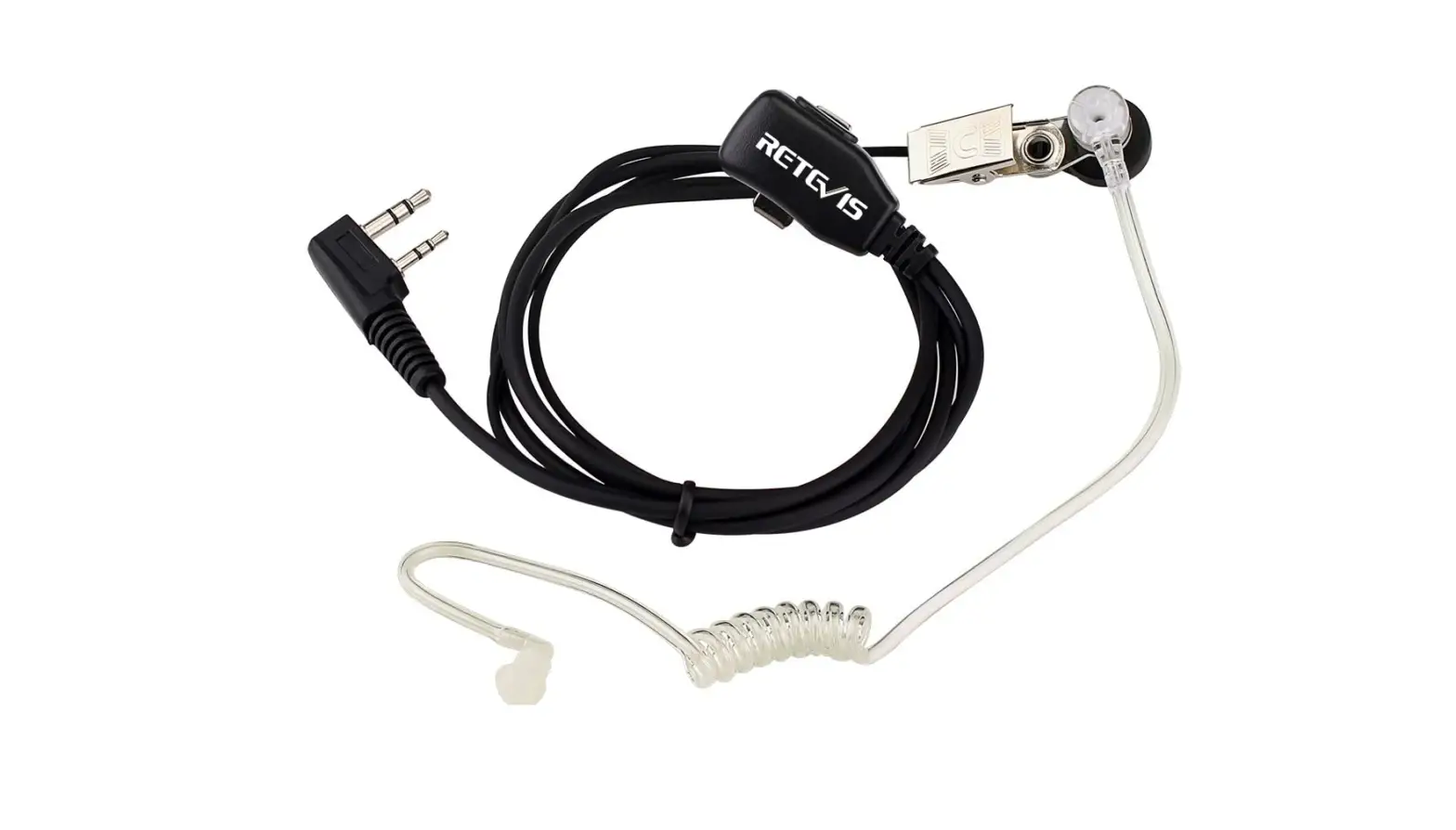 Retevis Walkie Talkies Earpiece With Mic 2 Pin Acoustic Tube Headset For Baofeng-complete Features/user Manual