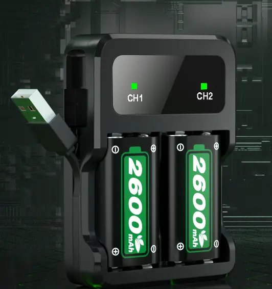 Fast-Charging-2600mAh-Rechargeable-Battery-Packs-with-Charger-for-Xbox-1