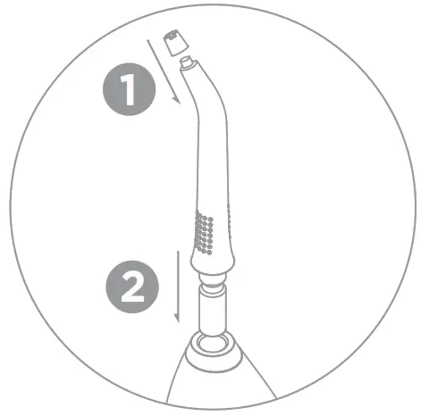 oclean W1 Smart Oral Irrigator - temperature