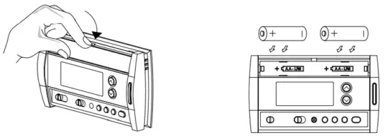 Honeywell RTH2520 7 Day Programmable Thermostat - Batteries