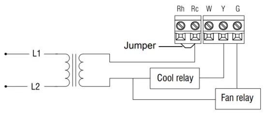 Honeywell RTH2520 7 Day Programmable Thermostat - Cooling1