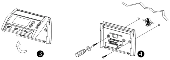 Honeywell RTH2520 7 Day Programmable Thermostat - screw canno