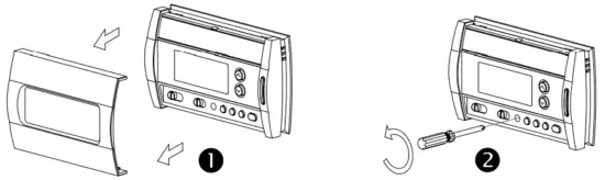 Honeywell RTH2520 7 Day Programmable Thermostat - staircase