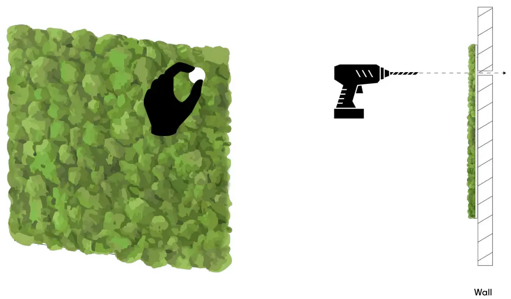 Wall preparation for Dowel