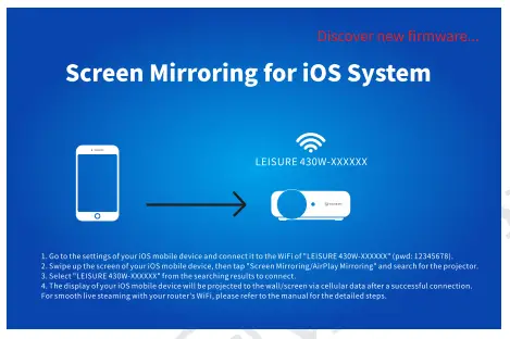 VANKYO LEISURE 430W Projector 7