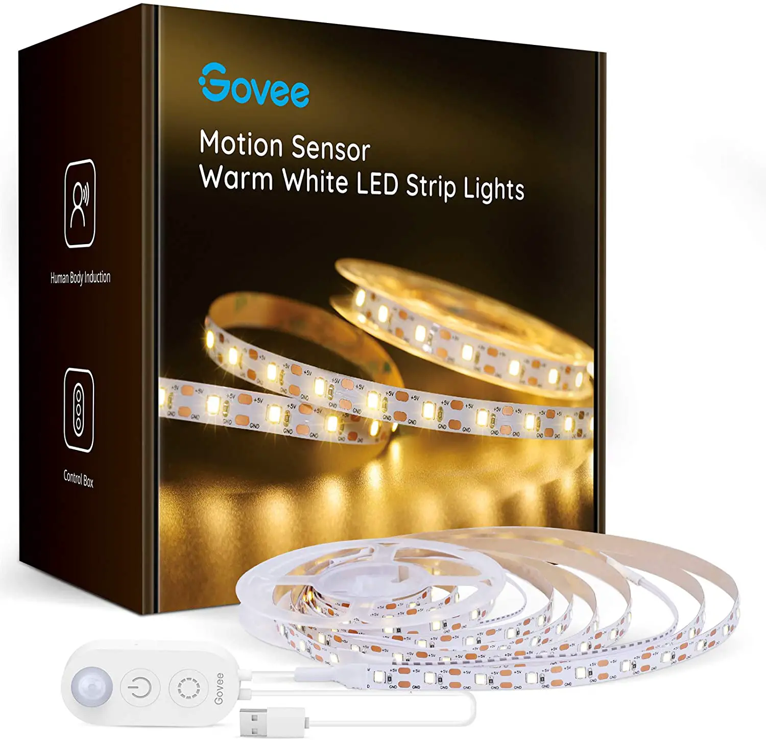 Govee H6152191 Motion Sensor LED Light Strip