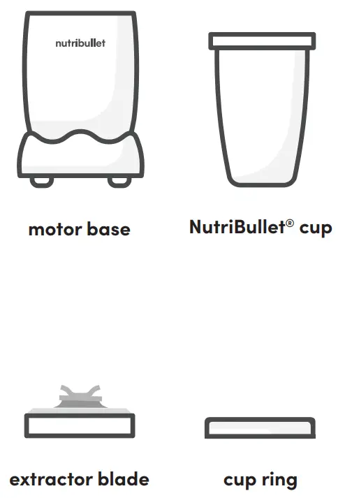 nutribullet REFURBISHED High Speed Blender-Mixer - fig1