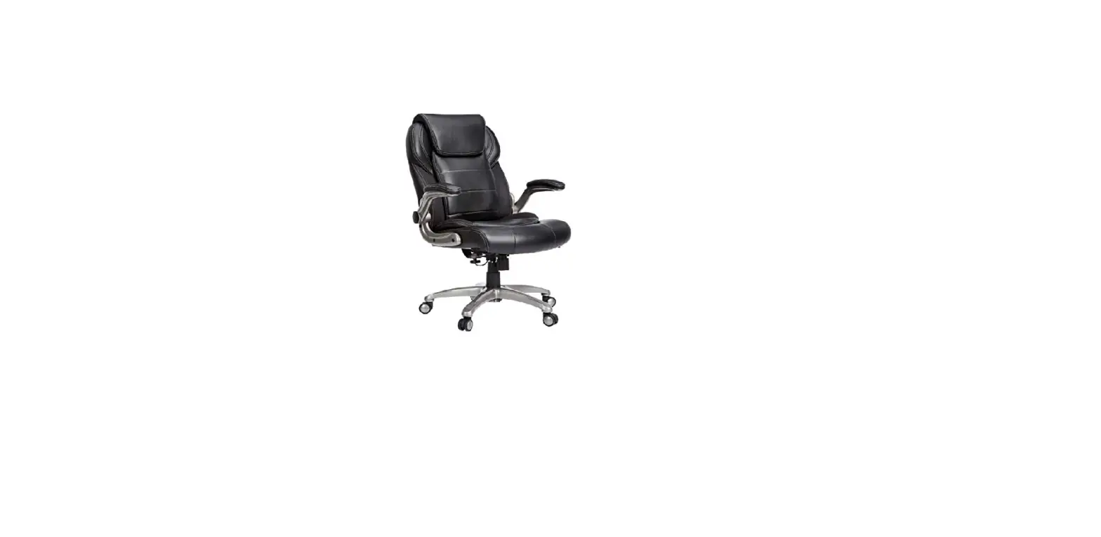 Amazon Commercial Ergonomic High-back Leather Executive Chair With Flip-up Arms And Lumbar Support User Guide