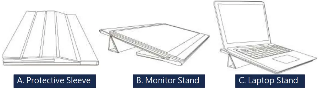 Gechic M505T 15 6 Inch 16 9 Portable Multi Touch LCD Monitor - Fig
