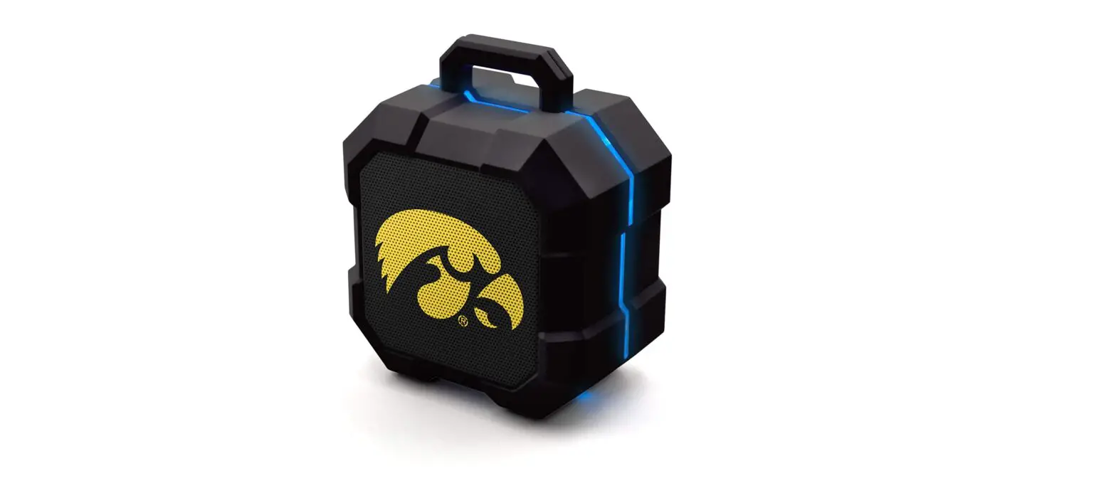 Soar Ncaa Iowa Hawkeyes Shockbox Led Wireless Bluetooth Speaker-user Guide Soar Ncaa Iowa Hawkeyes Shockbox Led Wireless Bluetooth Speaker-user Guide