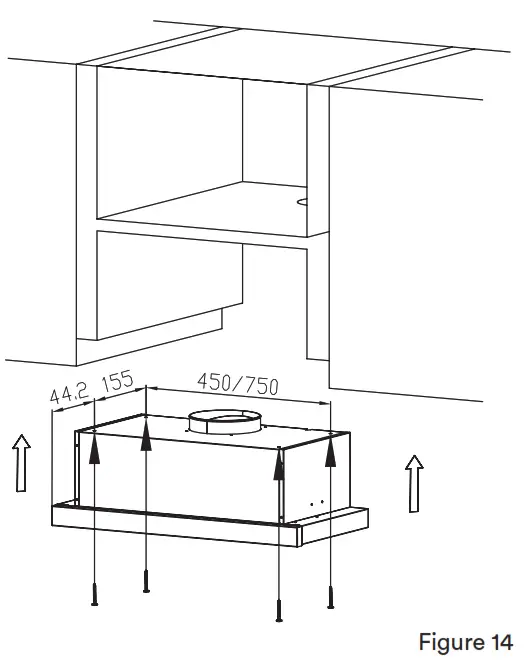 INALTO ASL60DR2S 60cm &amp  90cm Slideout Rangehoods - FIG16